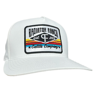 White PF Serape Patch Cap